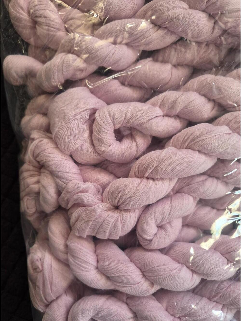Light Pink Roving Fiber Pack/Set for Craft Spinning - Picture 4 of 4